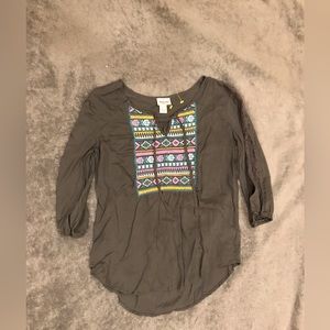 Casual hippie blouse